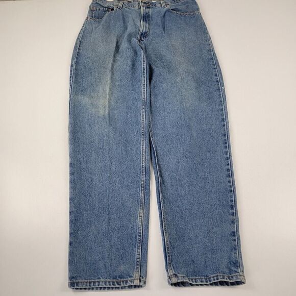 Vintage 90's Levis 560 Jeans Mens sz 36x34 Loose Fit Tapered Leg Blue Denim USA - Picture 2 of 16